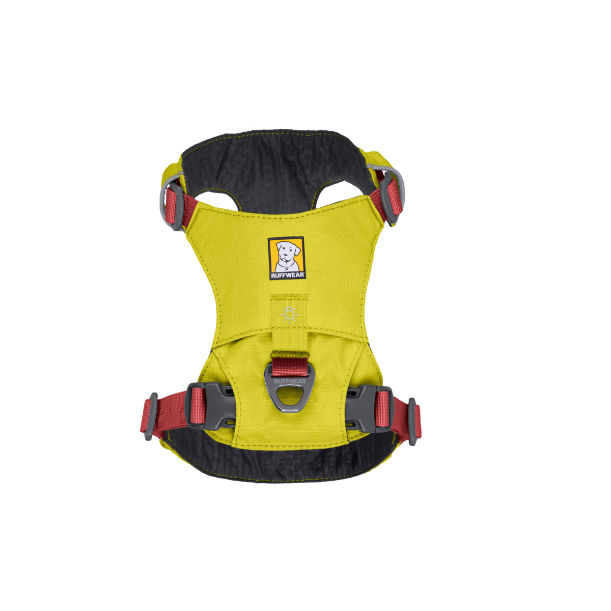 RUFFWEAR Hi & Light, ham prindere dublă(piept&spate) câini, ajustabil, reflectorizant RUFFWEAR Hi & Light Lichen Green, ham prindere dublă(piept&spate) câini, ajustabil, reflectorizant, verde, XS(23-33cm) - 2 | YEO